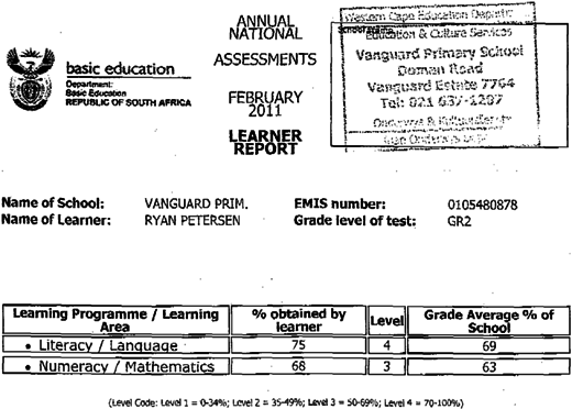 Ryan's report